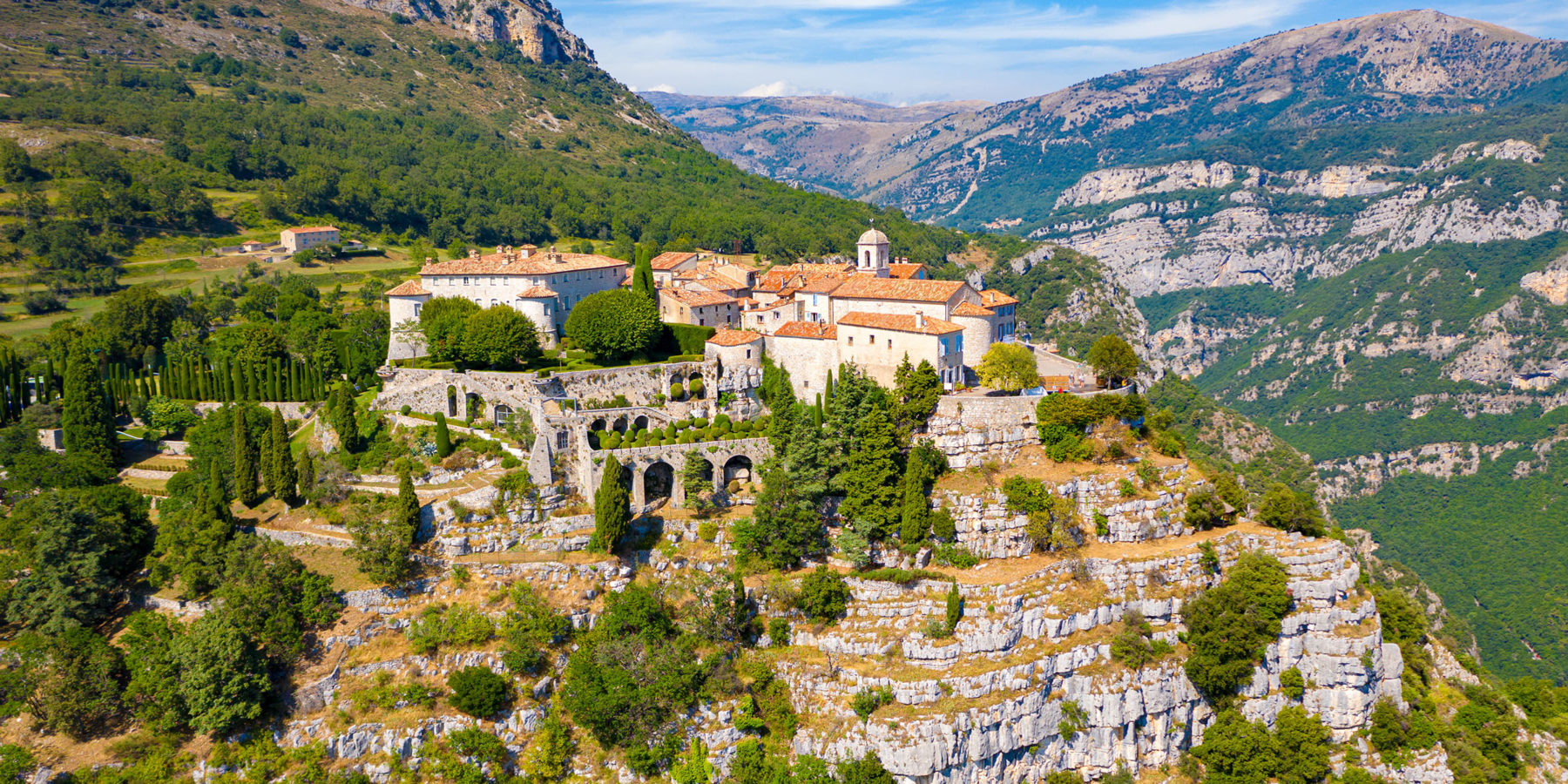 Gourdon village perché avec vue panoramique